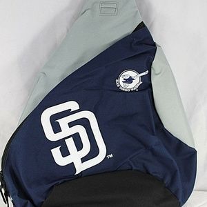 San Diego Padres Sling Backpack Teardrop Navy Blue